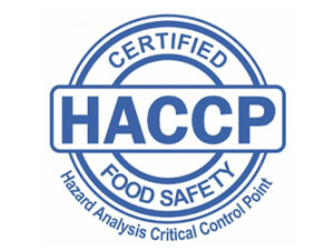 HACCP - Hazard Analysis Critical Control Point certification